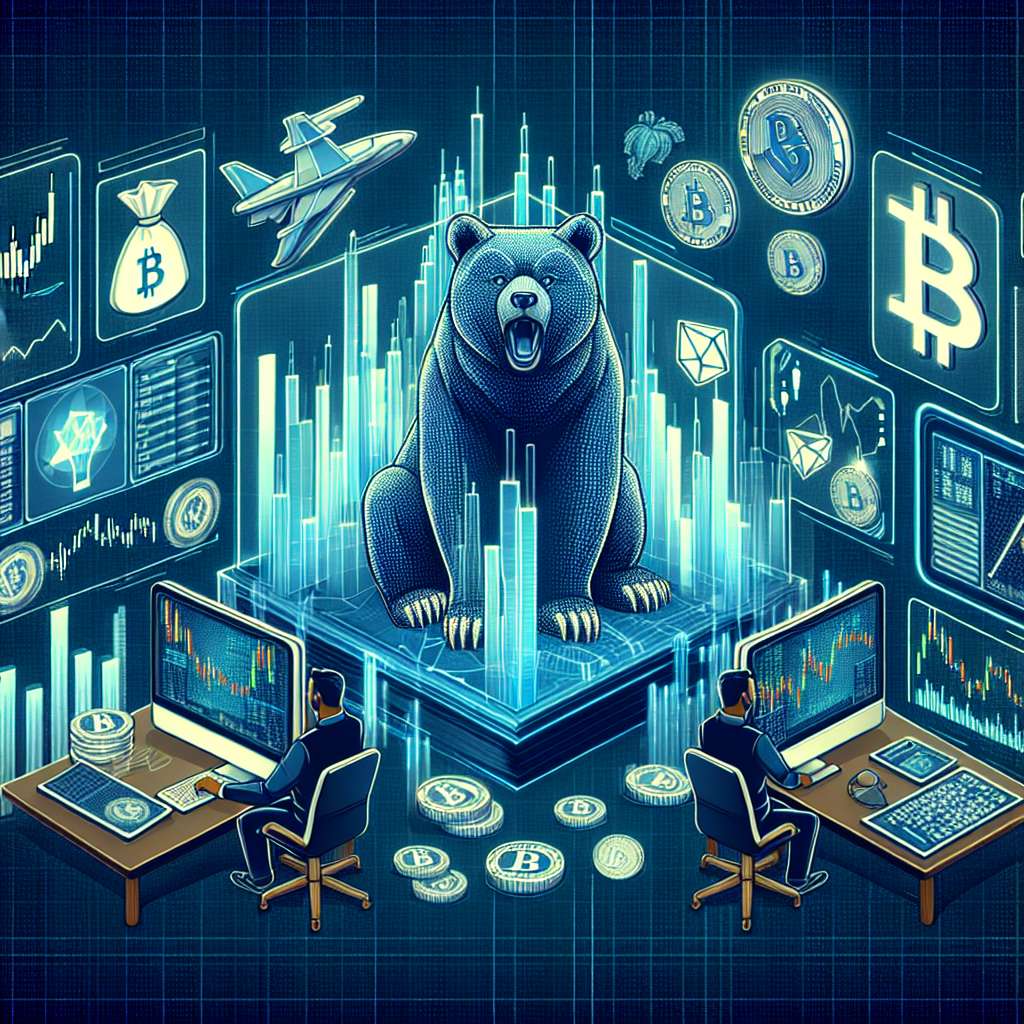 What are some effective ways to profit from a bear market in the digital currency market?