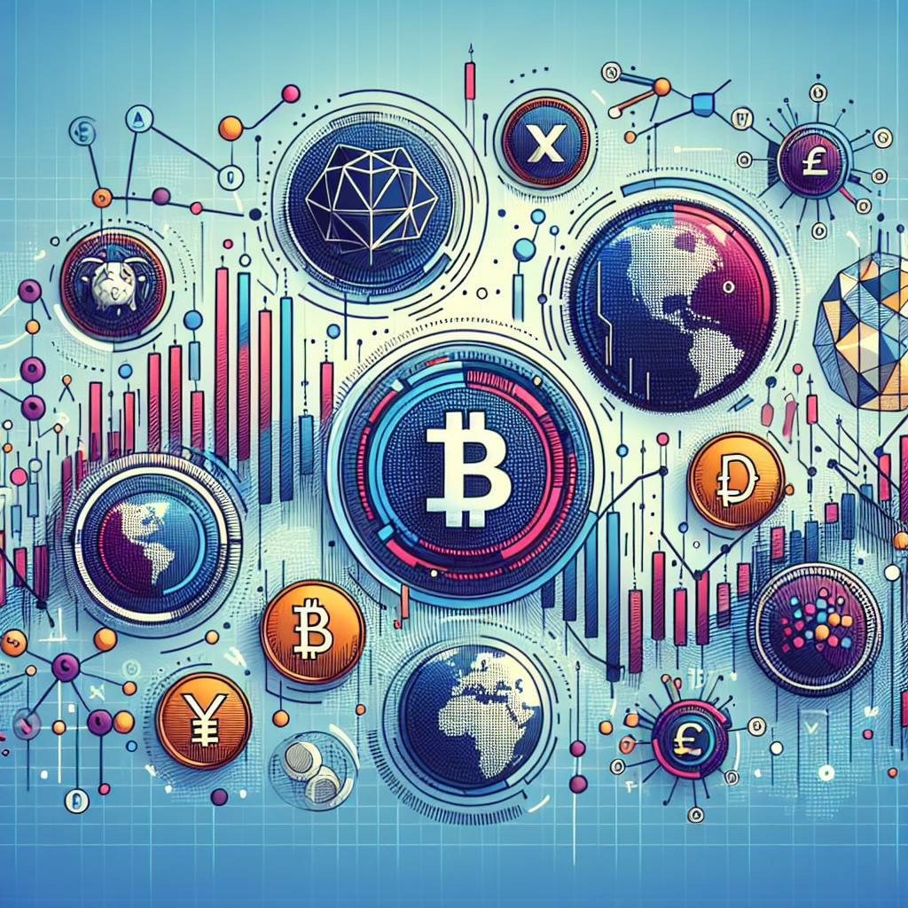 Which main forex pairs are most closely correlated with the price movements of popular cryptocurrencies?