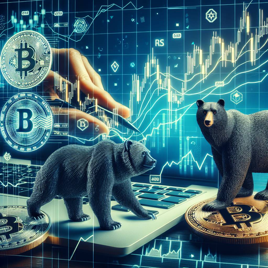 Are there any specific cryptocurrencies that are currently showing a rising bull flag pattern?