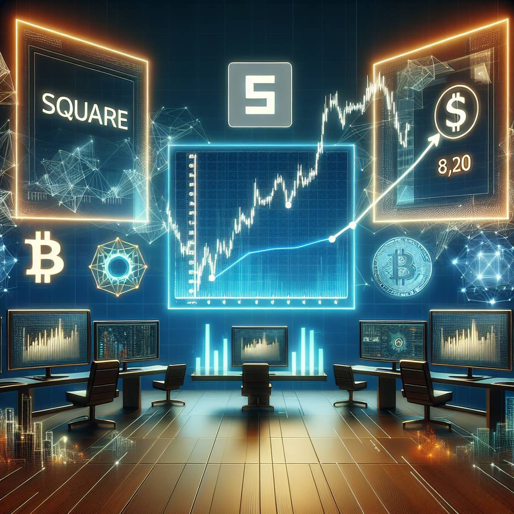 How does Square's stock price react to major cryptocurrency news and events?