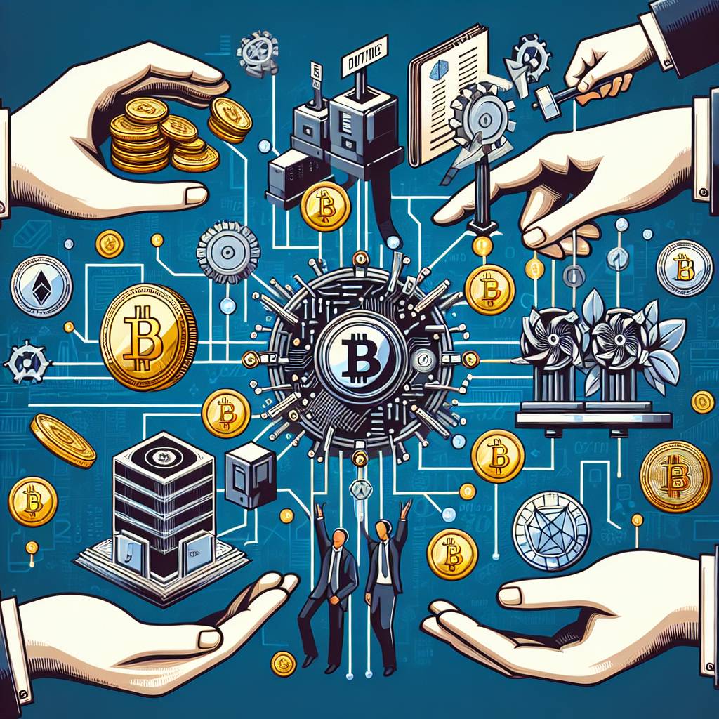 What role does the government play in promoting a free enterprise system for cryptocurrencies?