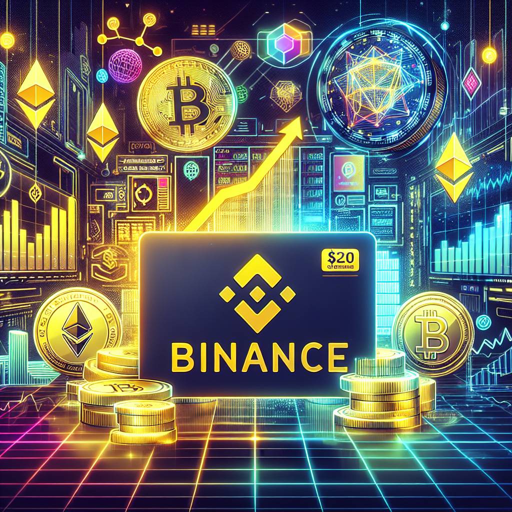 What are some popular digital currencies that can be purchased with a Binance gift card?