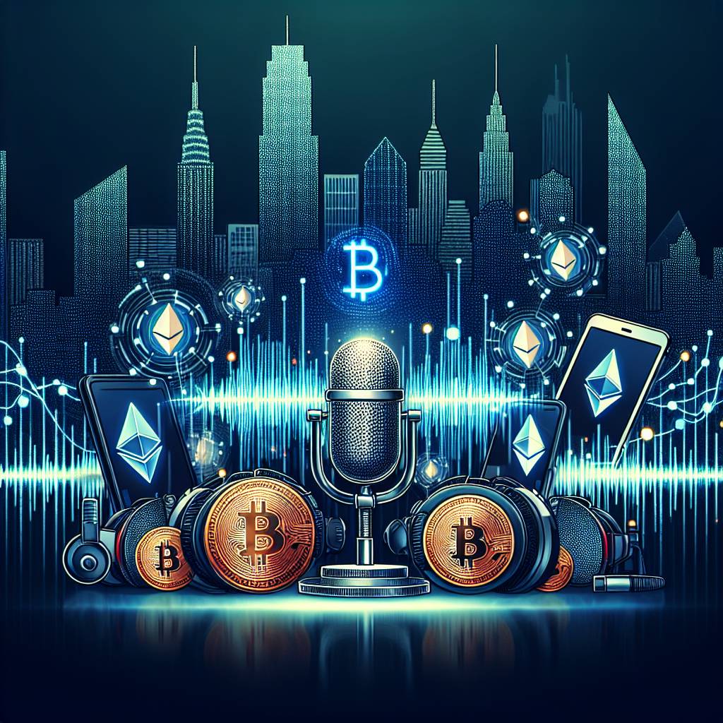 How can I learn about cryptocurrency through podcasts?