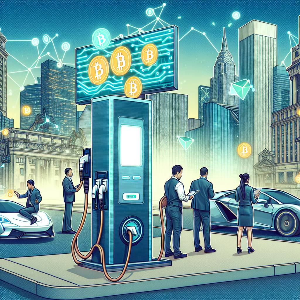 Are there any cryptocurrency payment options available for EV charging stations?