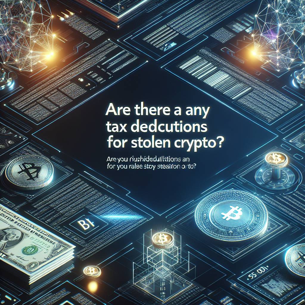 Are there any tax deductions for stolen crypto?