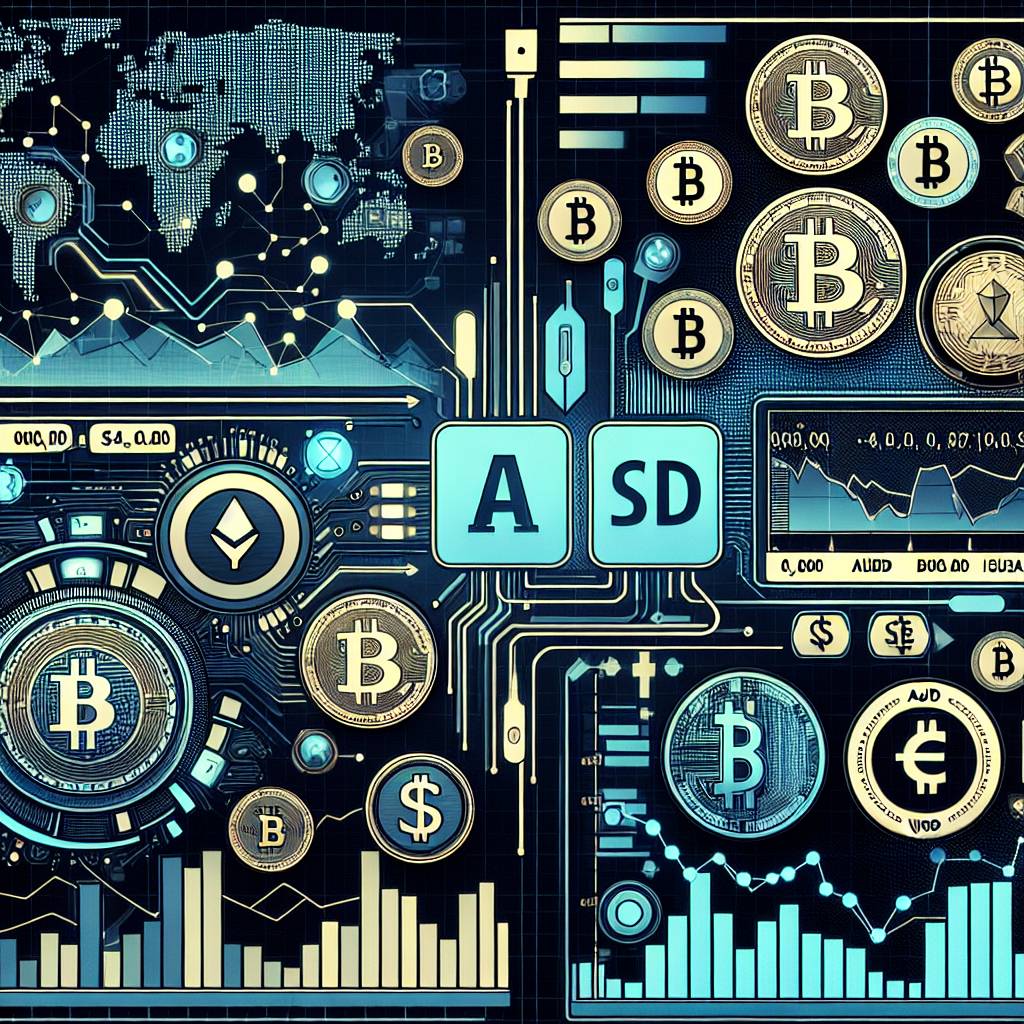 Which cryptocurrencies offer the best AUD to USD conversion rate?