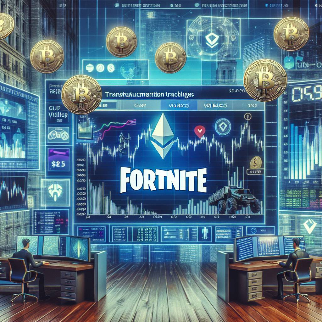 What are the best cryptocurrency trackers for monitoring Fortnite V-Bucks transactions?