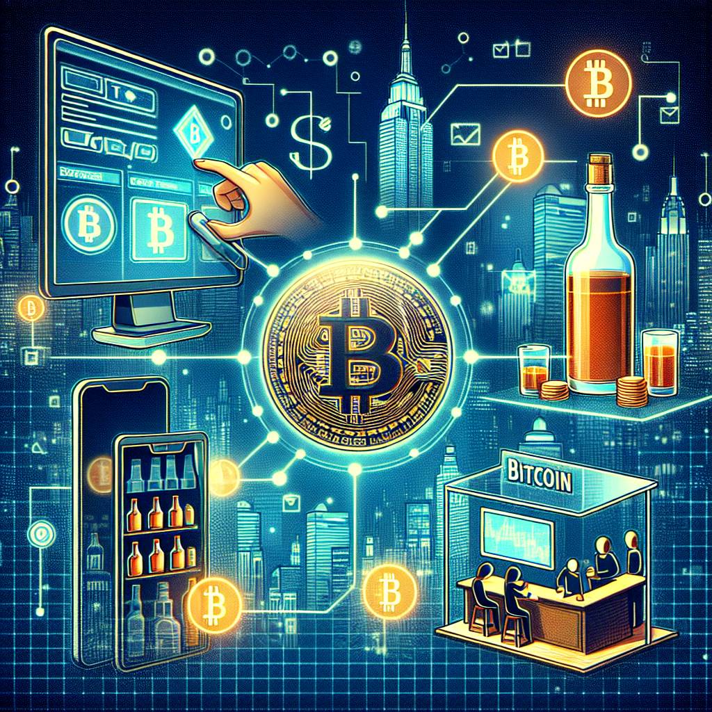 How can I buy liquor using cryptocurrency in Smyrna?