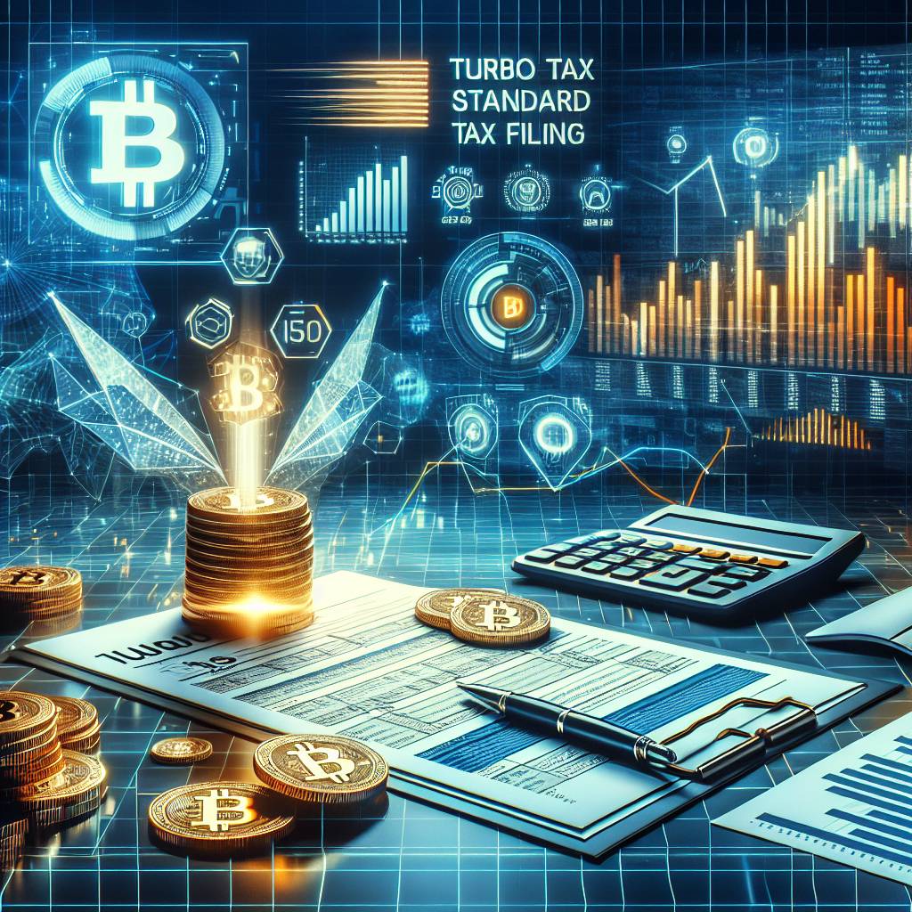 How does Turbo Tax Deluxe handle reporting cryptocurrency gains and losses?
