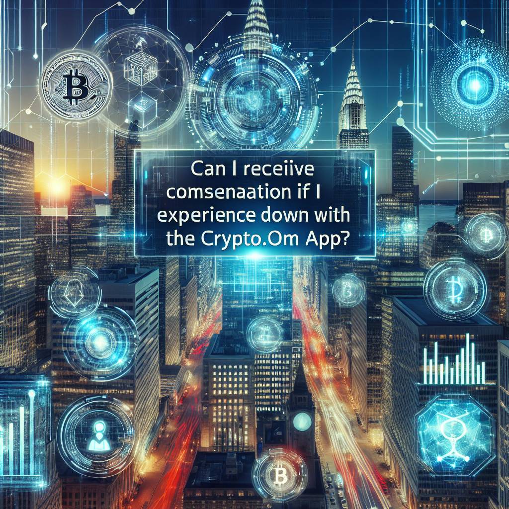 Can I receive compensation if I experience downtime with the crypto.com app?