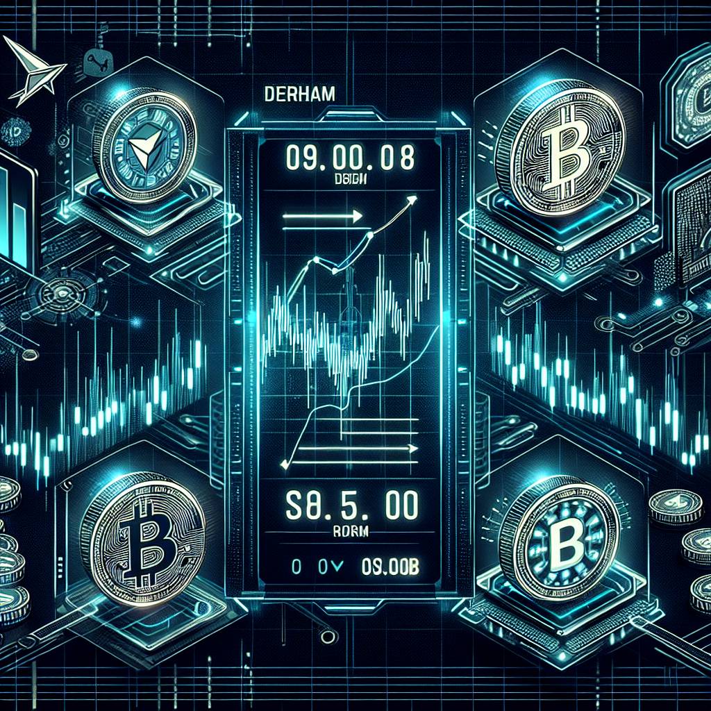 How does the dirham rate affect the value of cryptocurrencies?