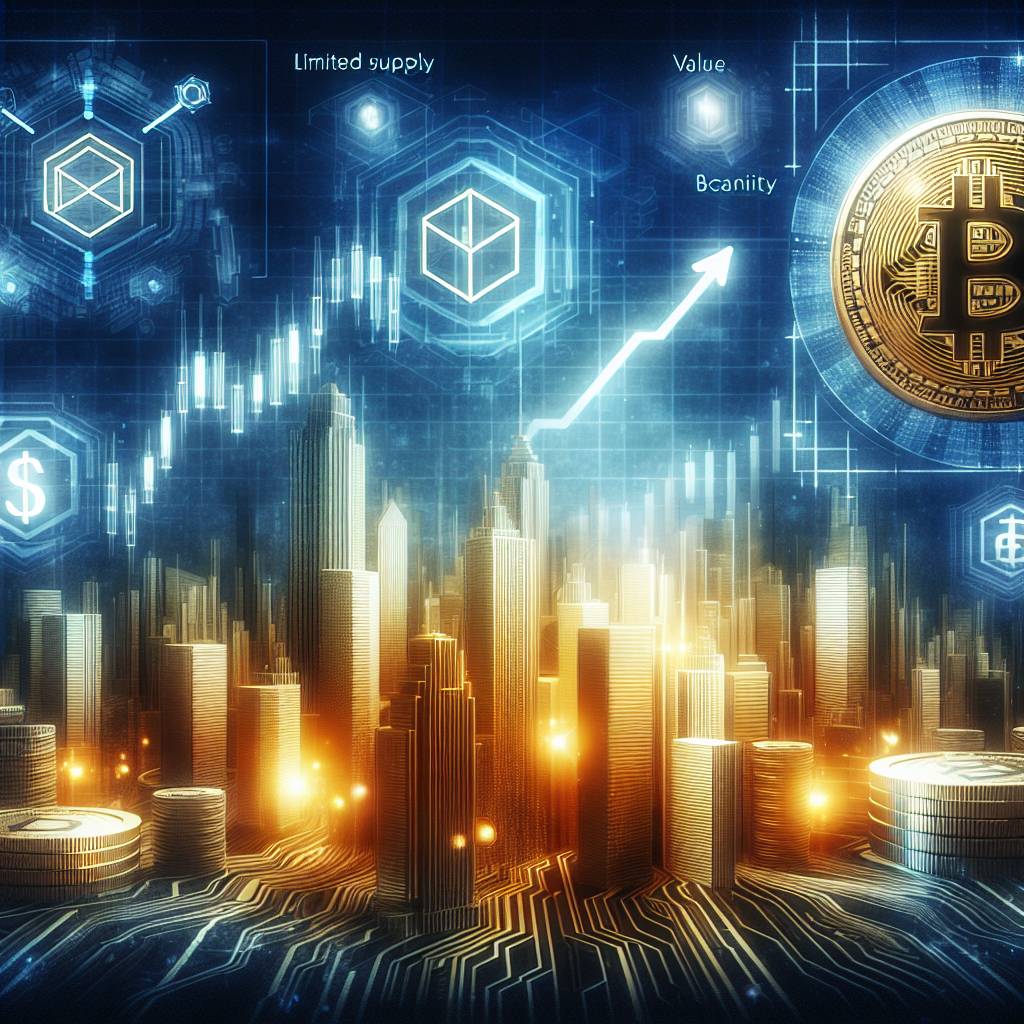 How does the scarcity of certain cryptocurrencies affect their value?