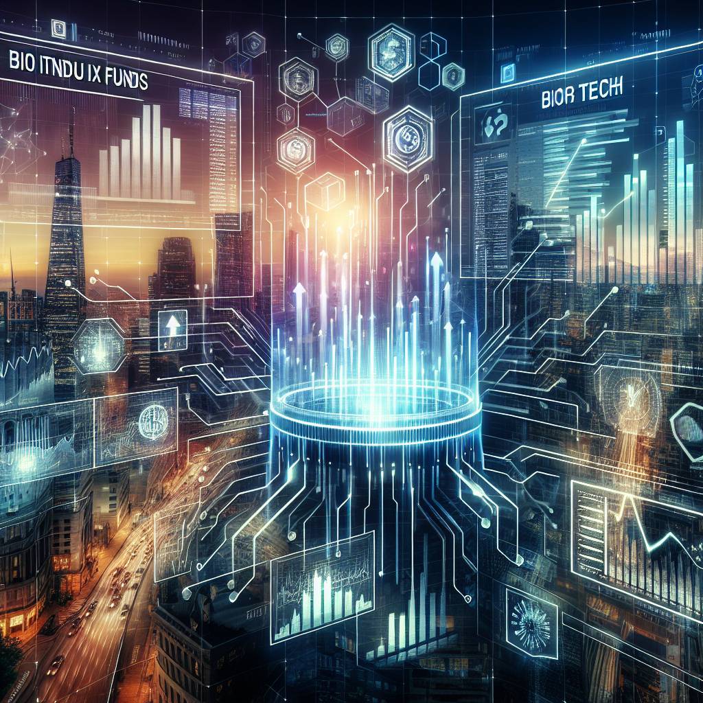 Which biotech stocks are most closely tied to the cryptocurrency market?