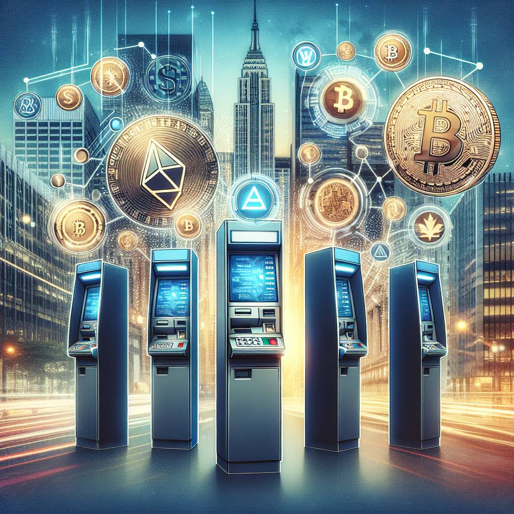 What are the advantages and disadvantages of purchasing digital assets through ATM machines?