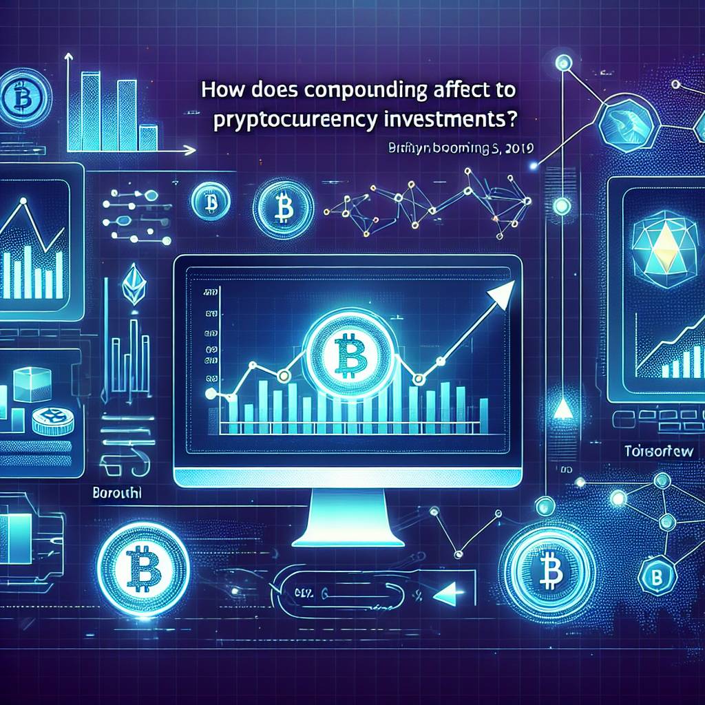 How does compounding work in the context of digital currencies?