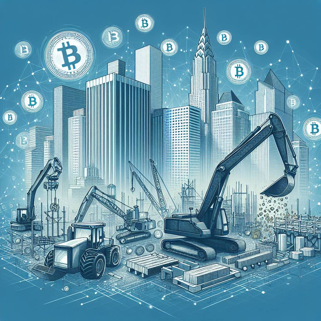 How can blockchain technology improve project management in the construction field?