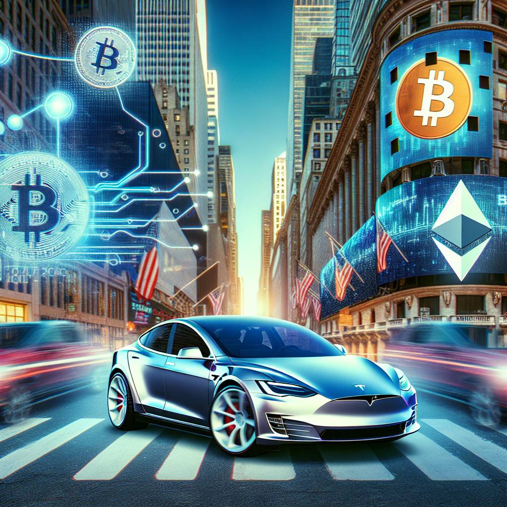 Why is Tesla stock attracting attention from cryptocurrency investors today?