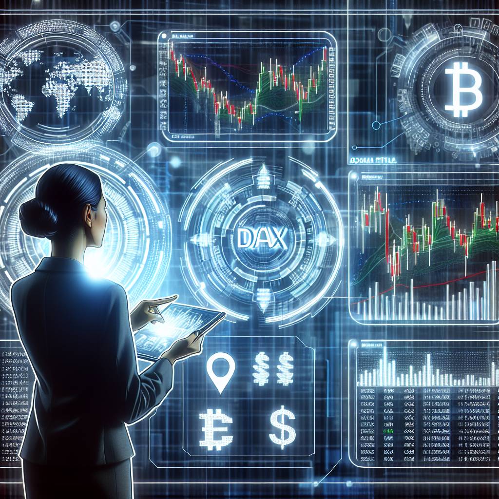 What strategies can be used to trade DAX futures in the cryptocurrency industry?