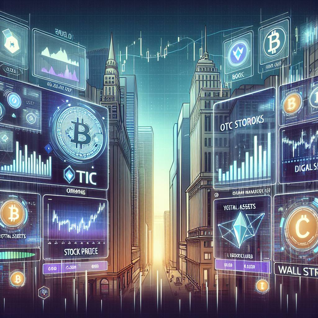 How does OTC stock trading differ from traditional stock trading in the cryptocurrency industry?