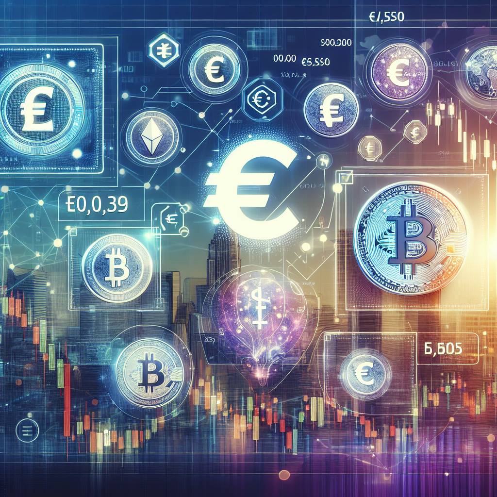 How does the fluctuation of the euro affect the value of digital currencies?