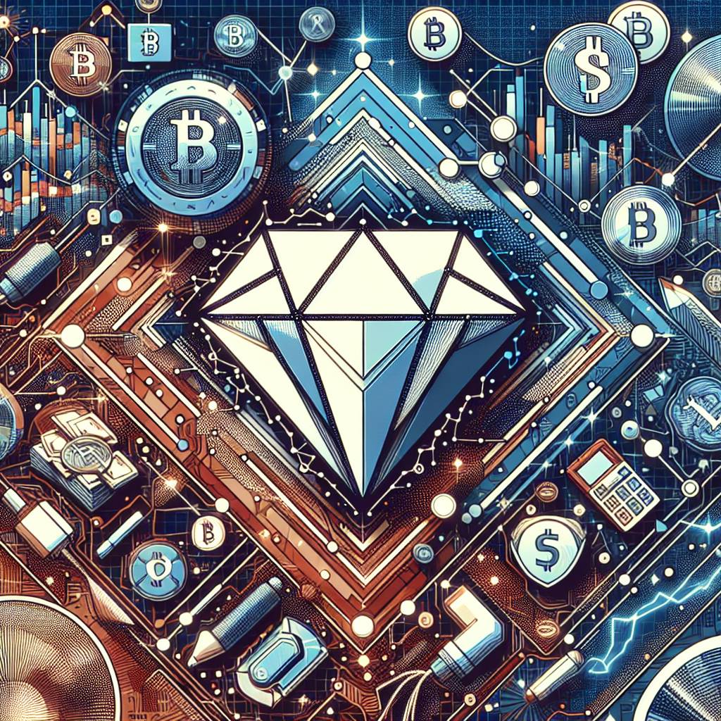 What is the relationship between diamond pattern and cryptocurrency?