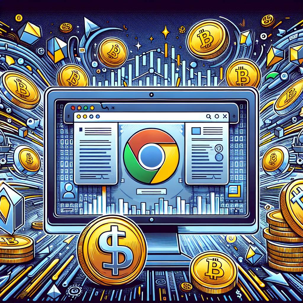 How can I use Chrome extensions to monitor my cryptocurrency portfolio?