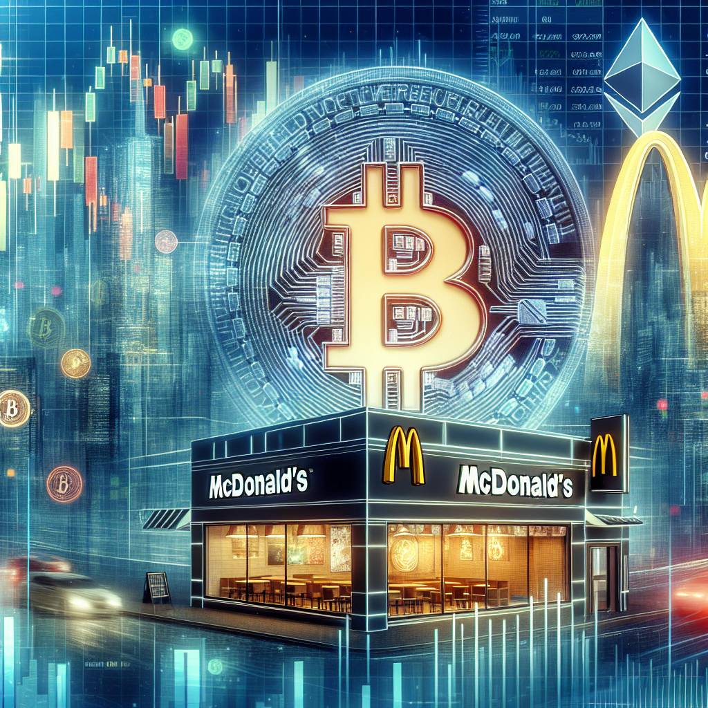 What is the role of blockchain technology in managing and tracking the ownership of McDonald's properties?