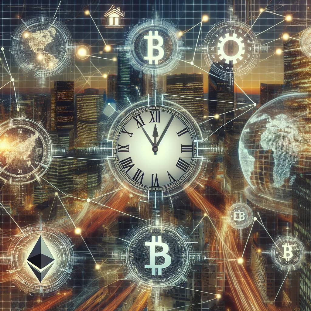 At what time of the day do cryptocurrency trades typically settle?