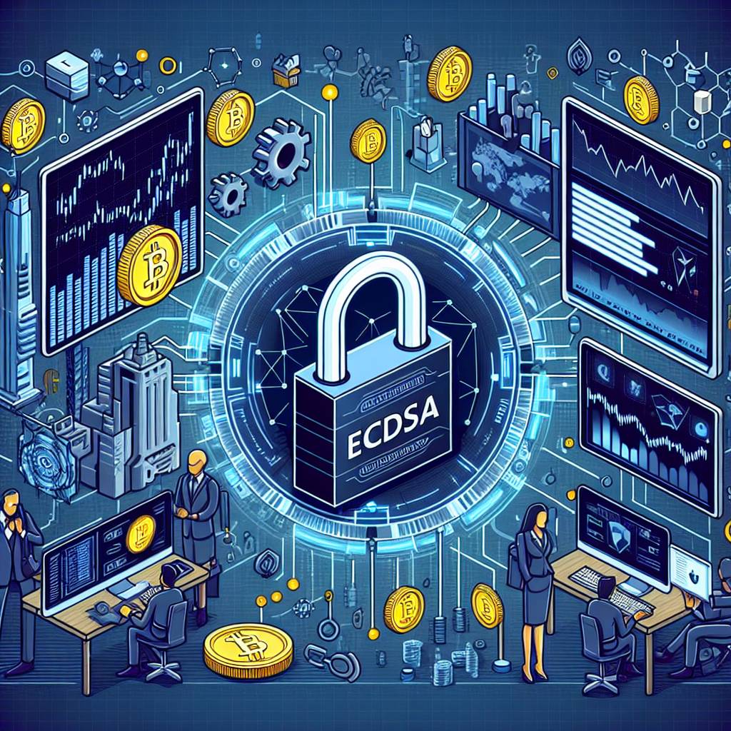 What is the role of ECDSA in securing digital currencies?