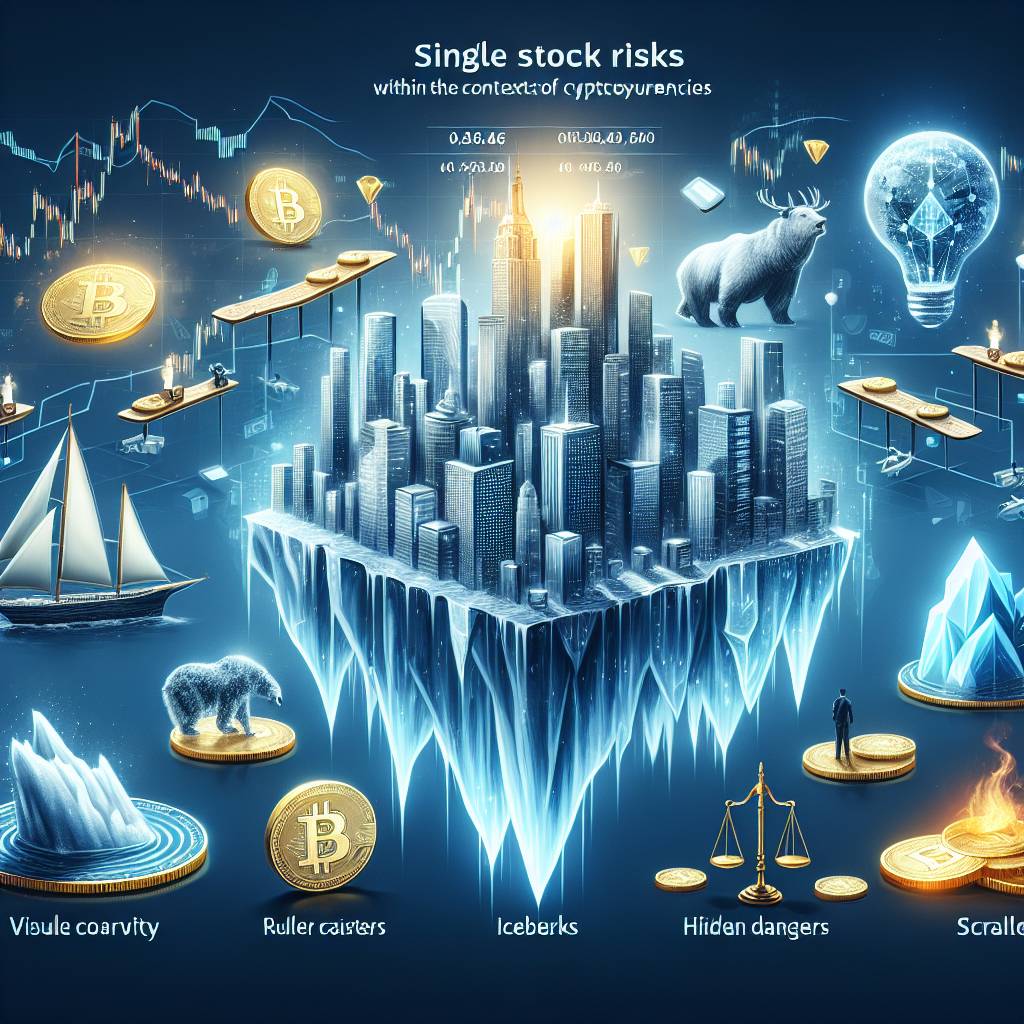 What are the risks associated with investing in single stock futures in the context of cryptocurrencies?