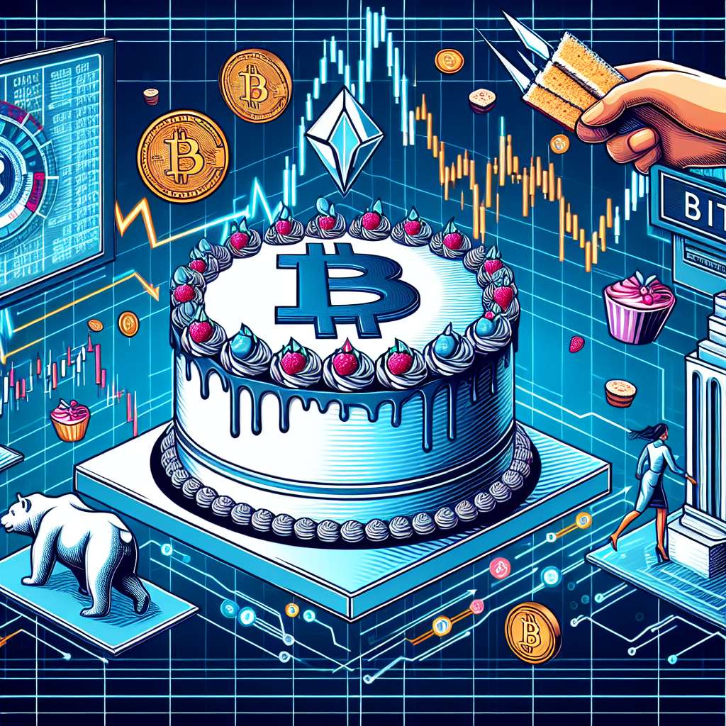 Which cryptocurrencies are commonly used to purchase cake stock?