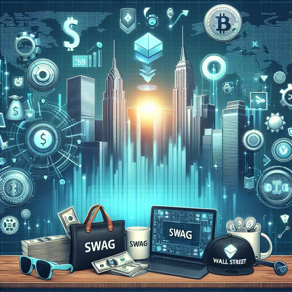 How can swag be used to promote a cryptocurrency project?