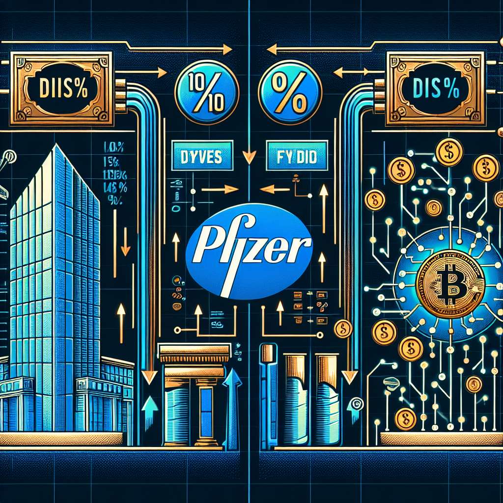 How does Pfizer's dividend policy compare to the investment opportunities in the cryptocurrency industry?