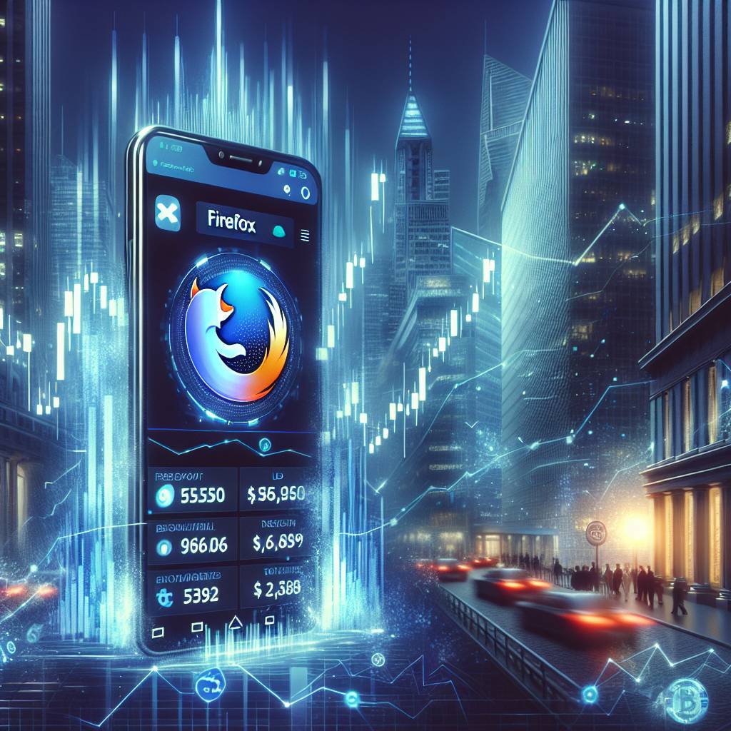 Are there any Firefox addons for iOS that provide real-time cryptocurrency price updates?