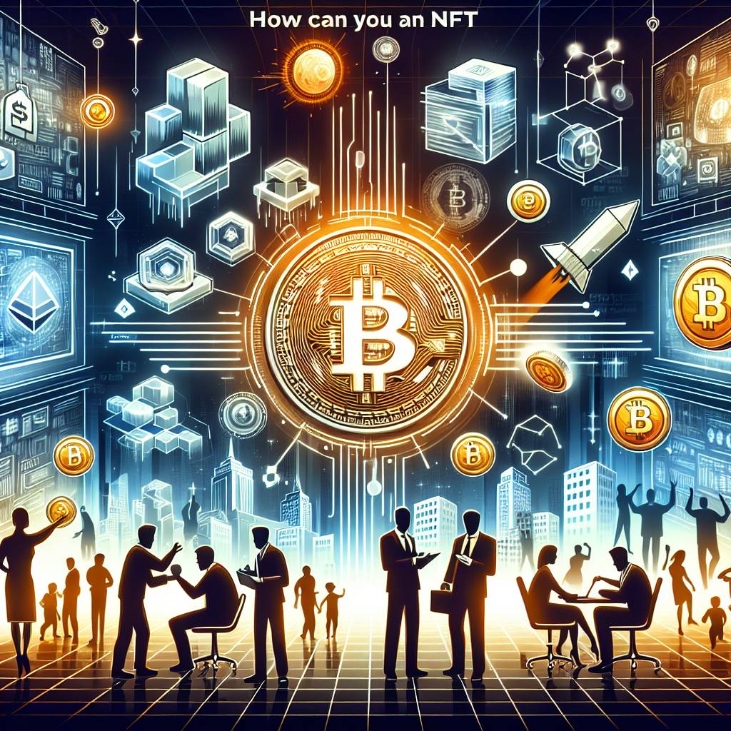 How can you create an NFT using blockchain technology?