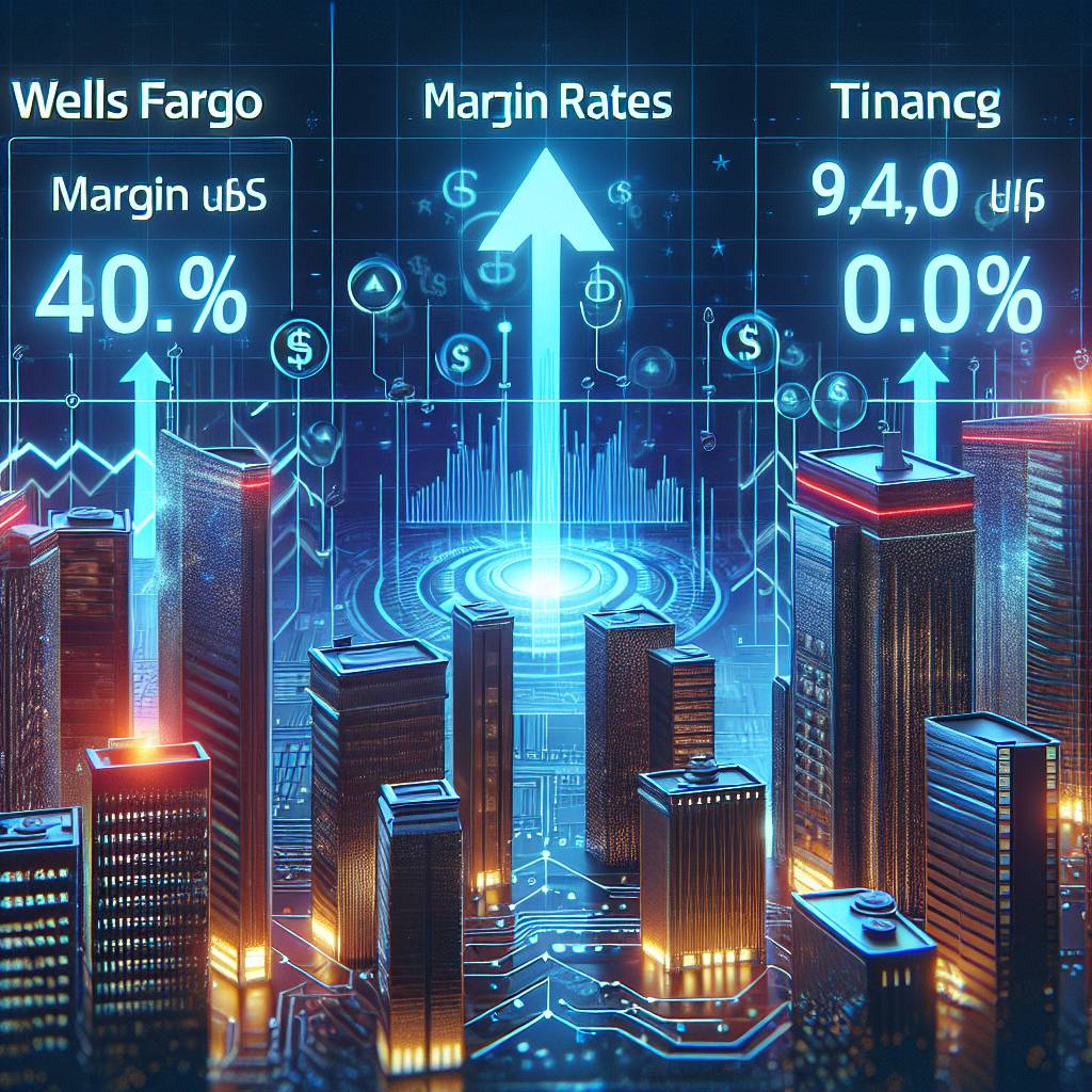 How do Wells Fargo's margin rates compare to other banks for trading cryptocurrencies?