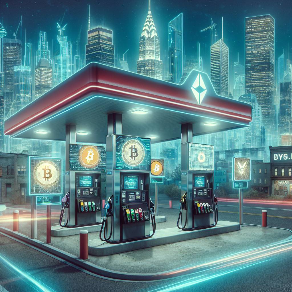 Are there any gas stations in Pleasanton that accept cryptocurrency as payment?