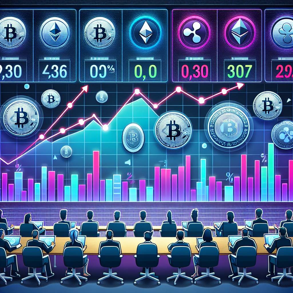 Which cryptocurrencies have seen the biggest gains and losses recently?