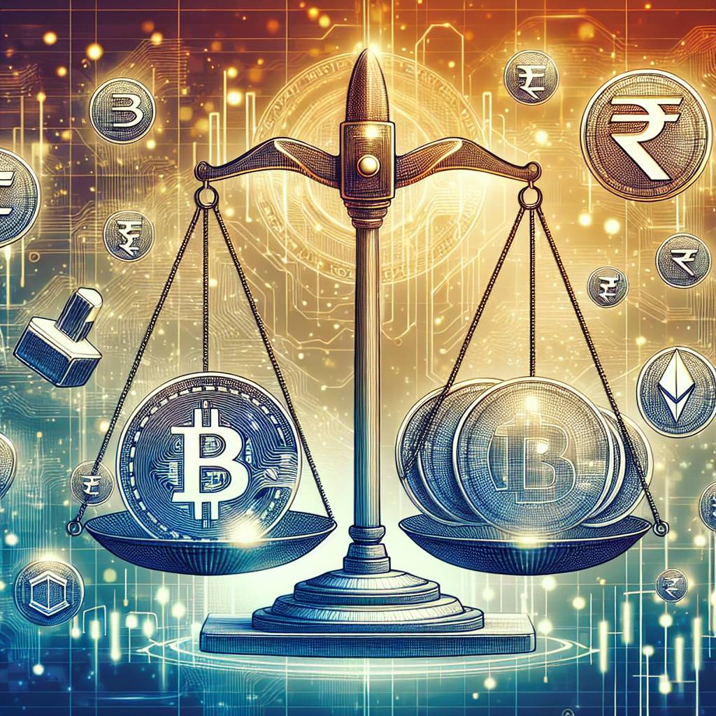 How does the value of rupees compare to popular cryptocurrencies?