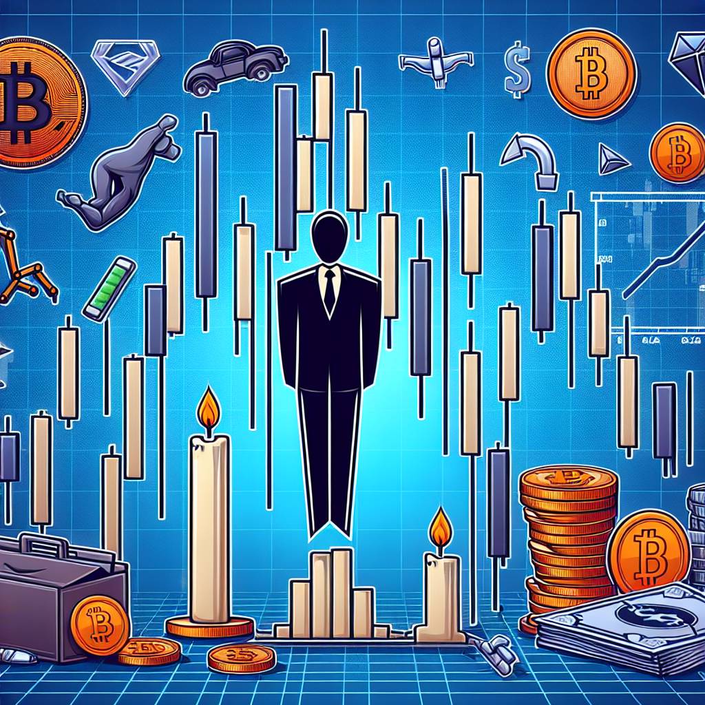 Has the hanging man candlestick pattern been observed in any notable cryptocurrency market trends?