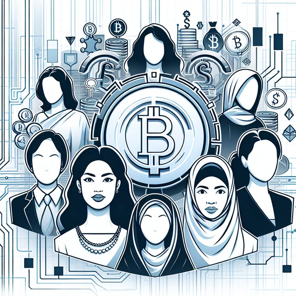 What is the significance of women in the logo design of digital currencies?