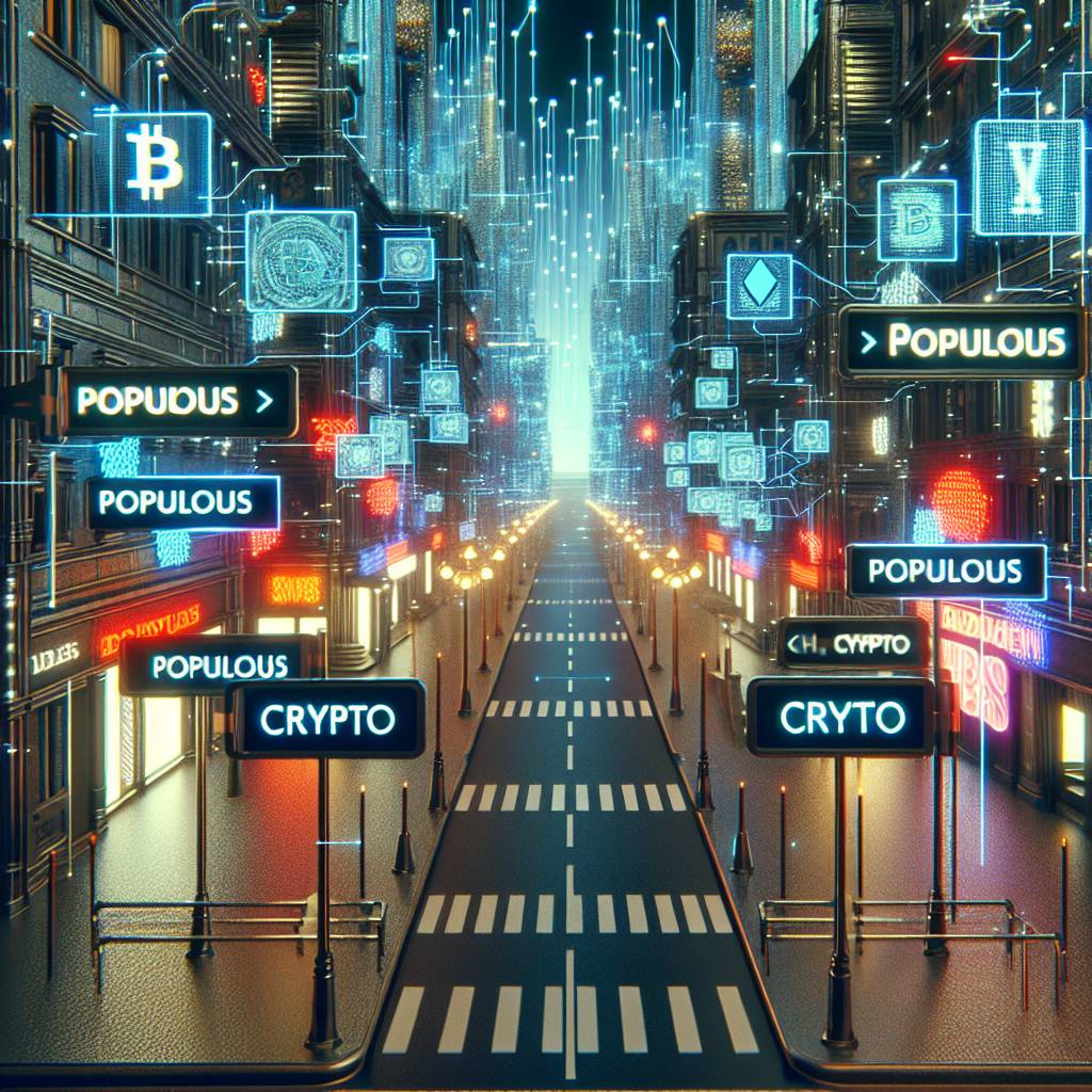 What is the current price and market cap of populous coins?