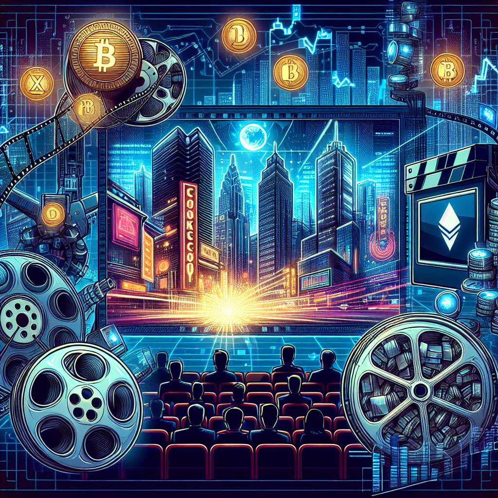 Which digital currencies are commonly used to fund movies?