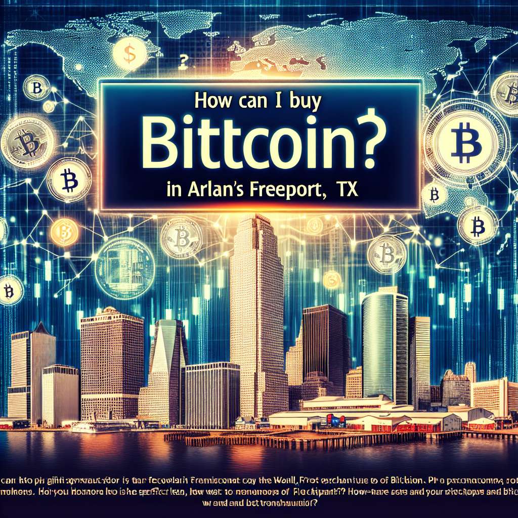 How can I buy Bitcoin in Arlan's Freeport, TX?