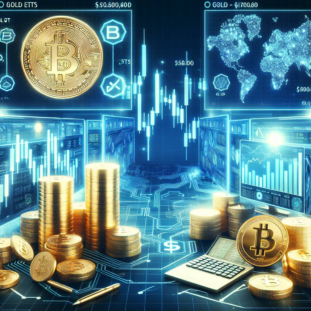 How does the three-week low of gold affect the performance of digital currencies?