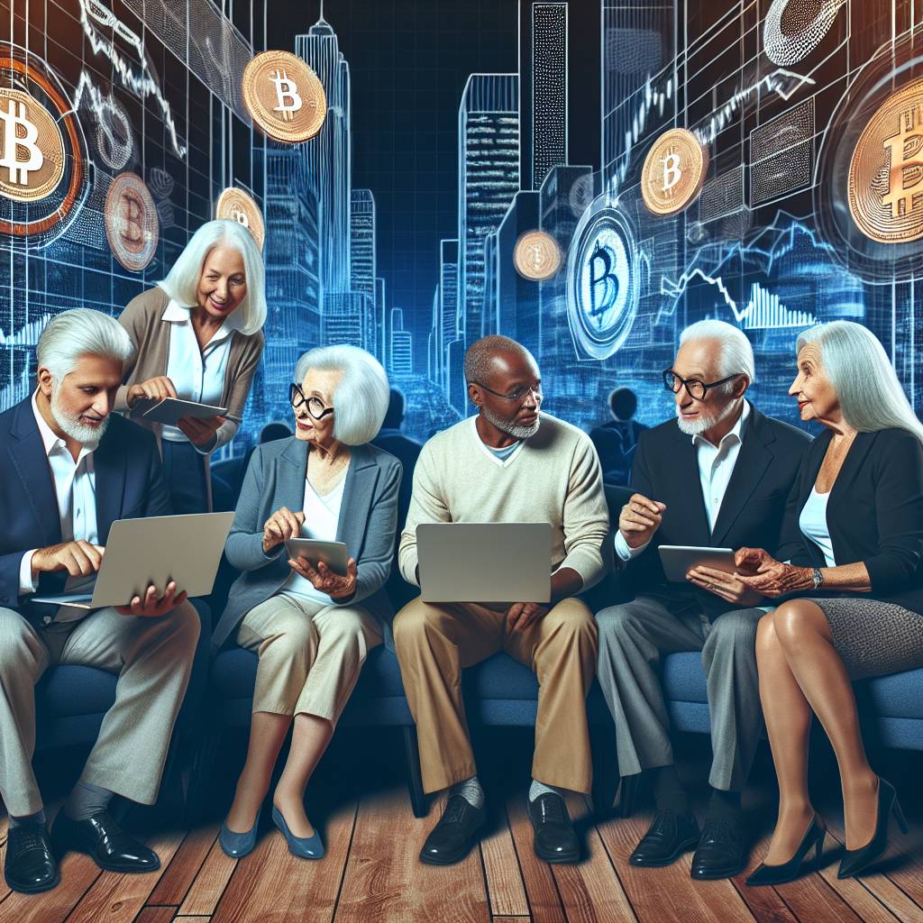 What are the best ways for senior citizens to safely invest in cryptocurrencies?