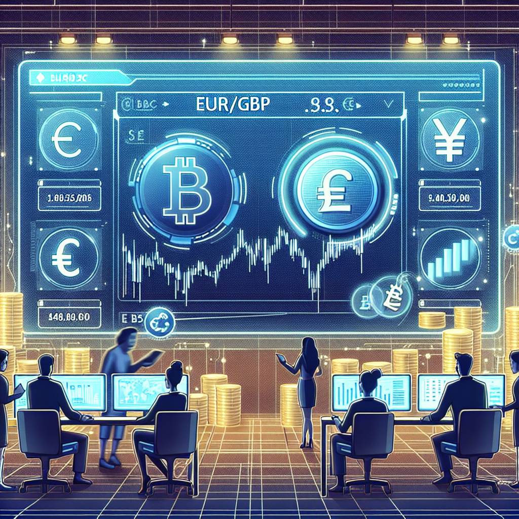Are there any cryptocurrencies that are directly pegged to the EUR/GBP exchange rate?