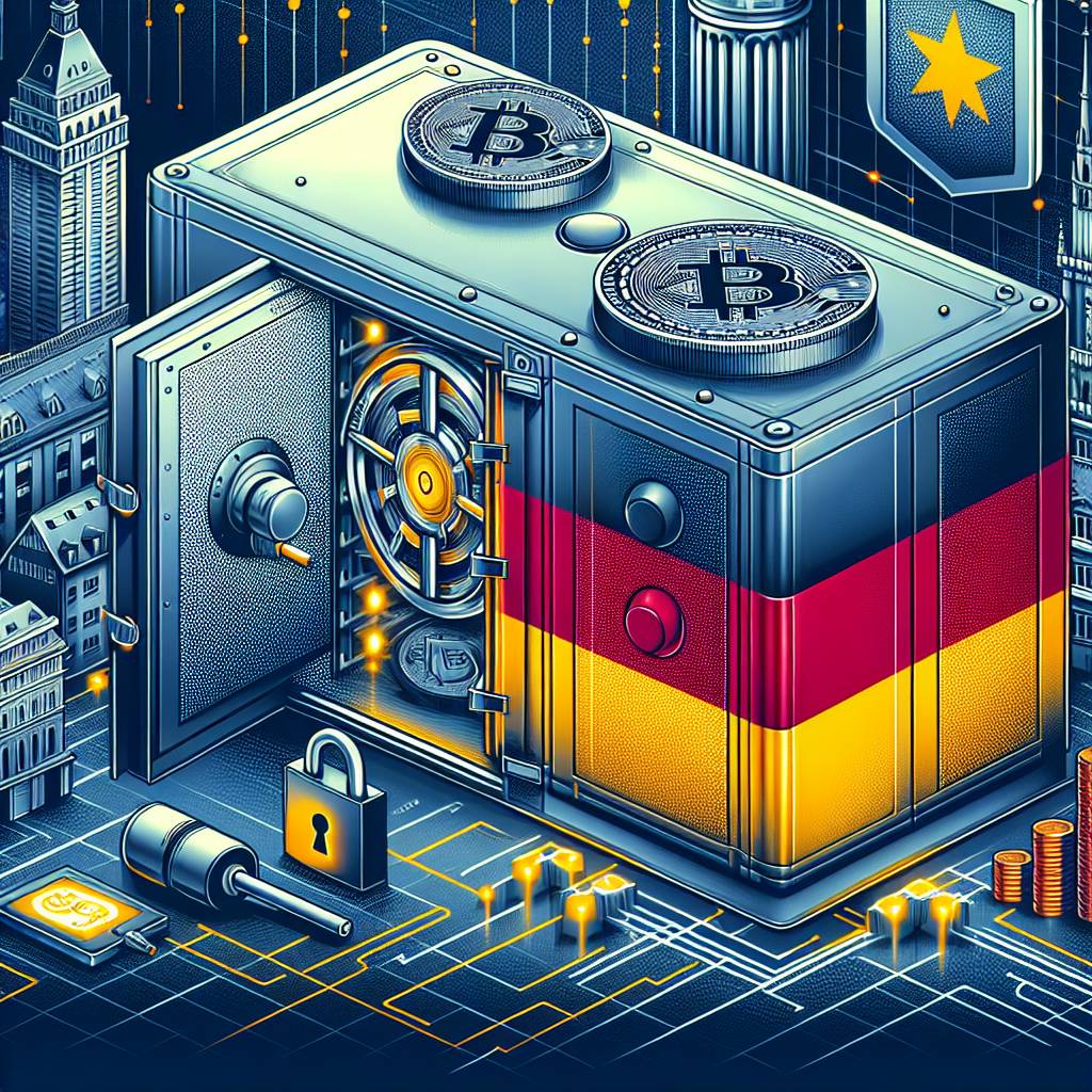 How does Coinbase ensure the security of digital currencies in Germany?