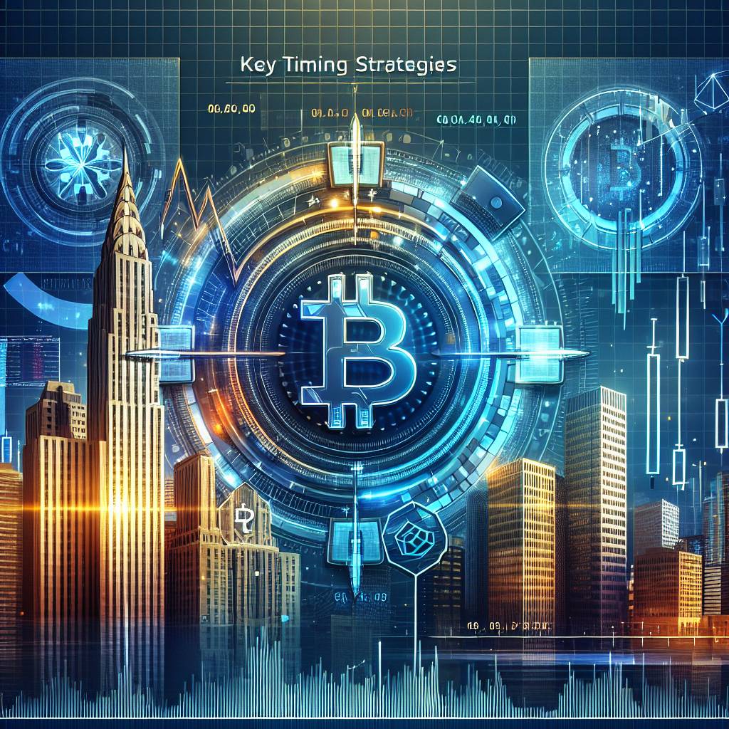 What are the key timing strategies for investing in cryptocurrency?