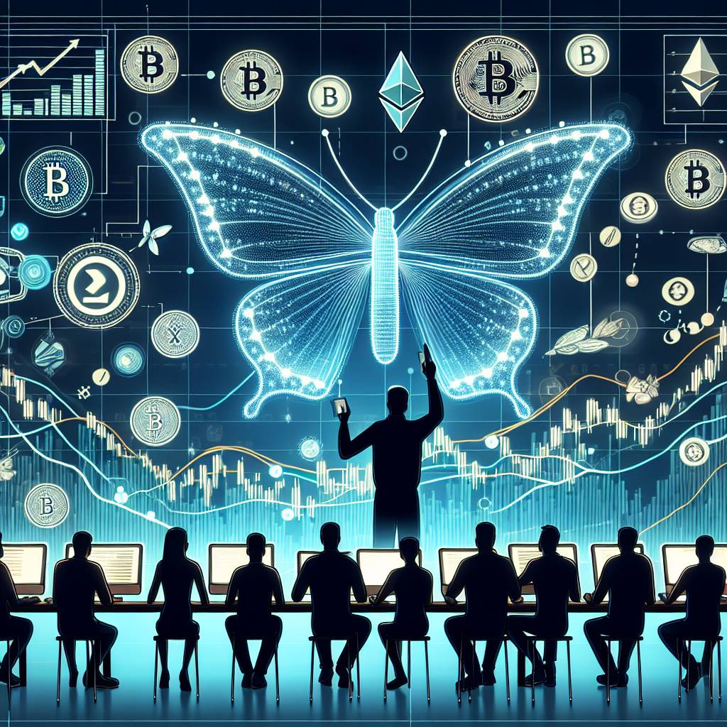 How can butterfly option graphs help cryptocurrency traders make informed decisions?
